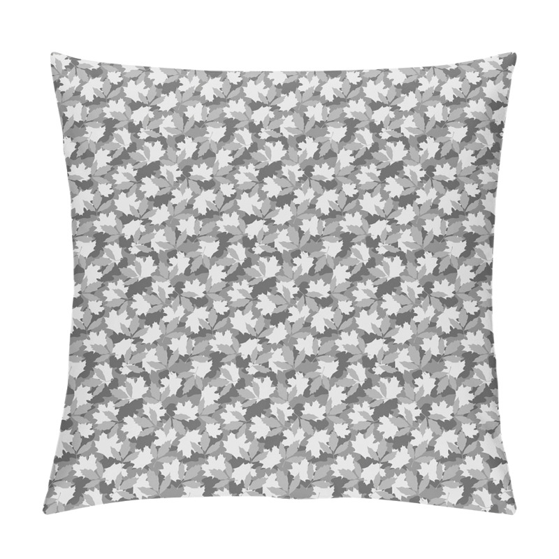 Personalise  Foliage Leaves Bleak pillow covers