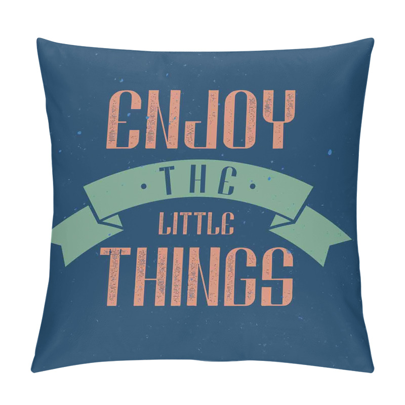 Personalise  Grungy Positive Message pillow covers