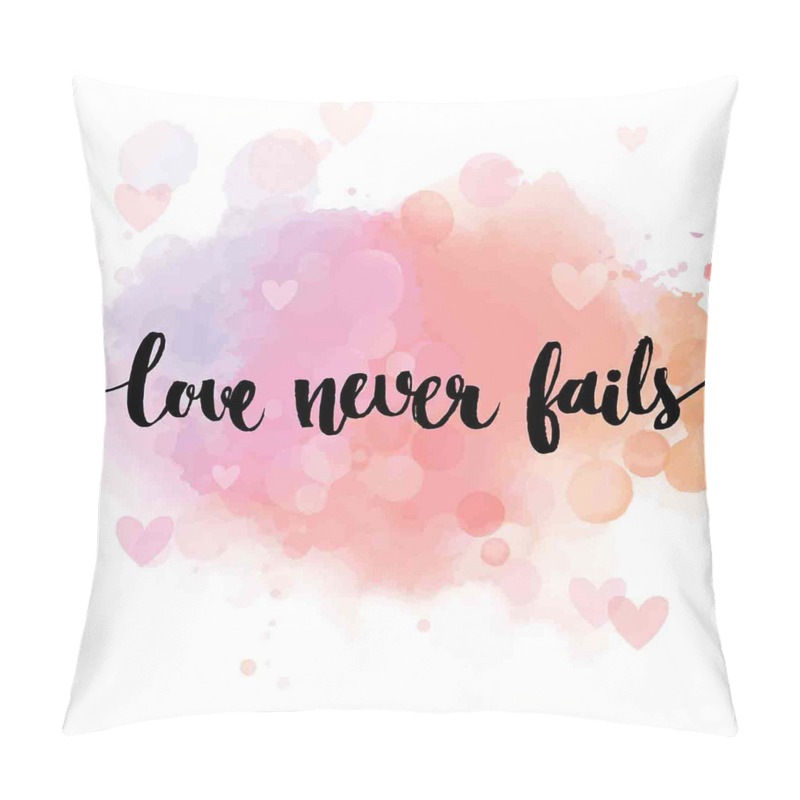 Custom  Bokeh Love Never Fails pillow covers
