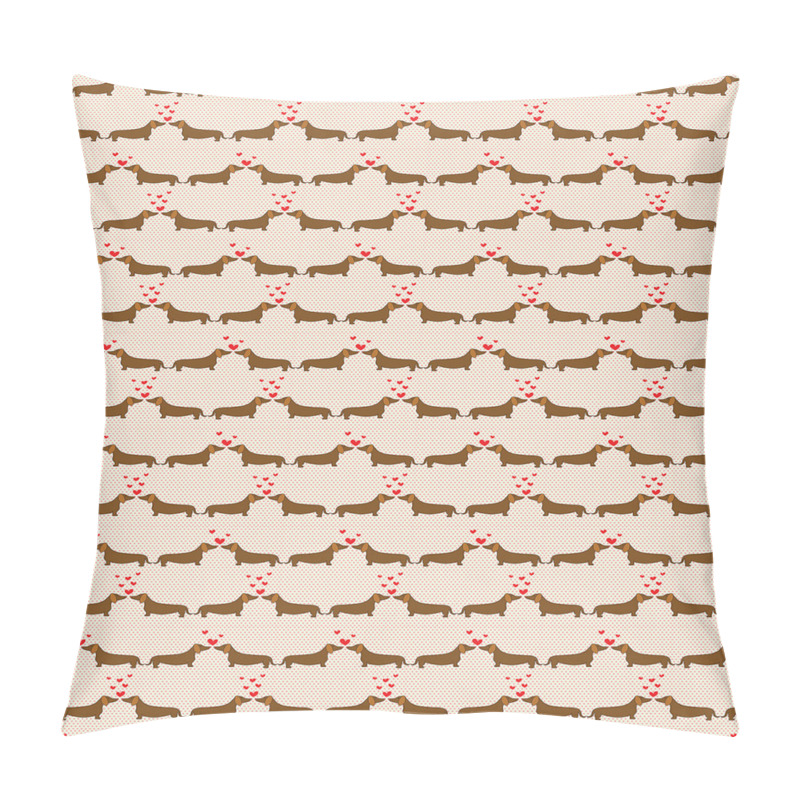 Personality  Sausage Dogs in Love pillow covers