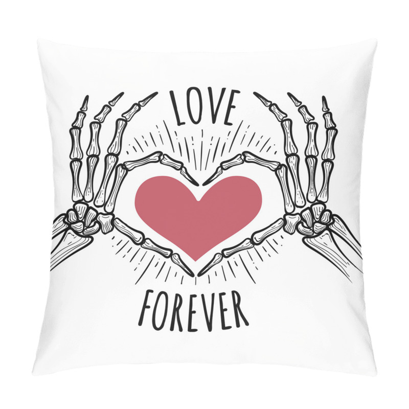 Personalise  Scary Hands Love Forever pillow covers