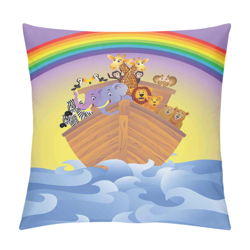 Custom  Animals Rainbow Ancient pillow covers