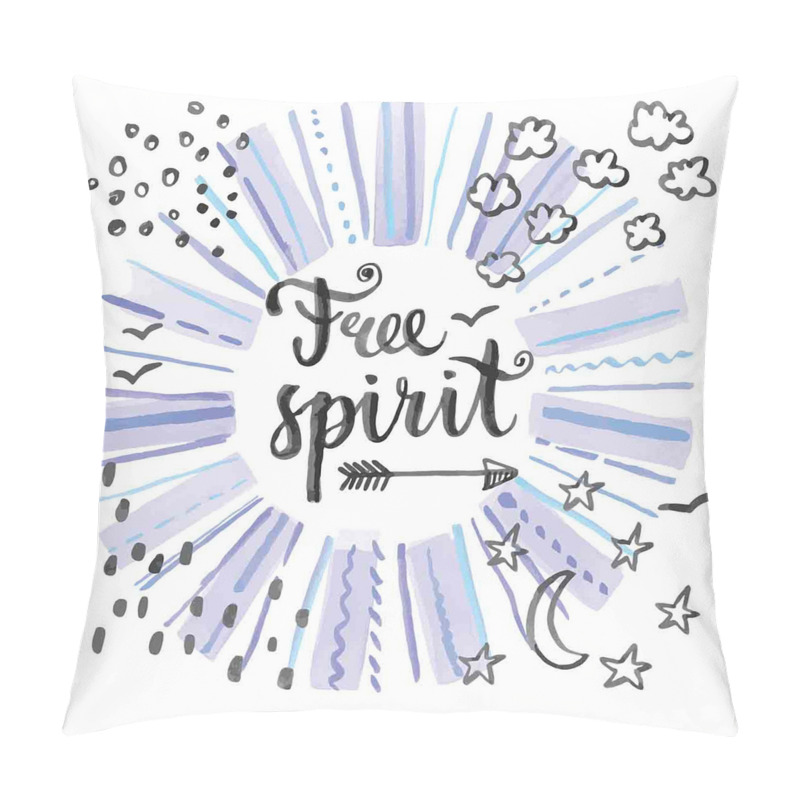 Personalise  Starburst Free Spirit pillow covers