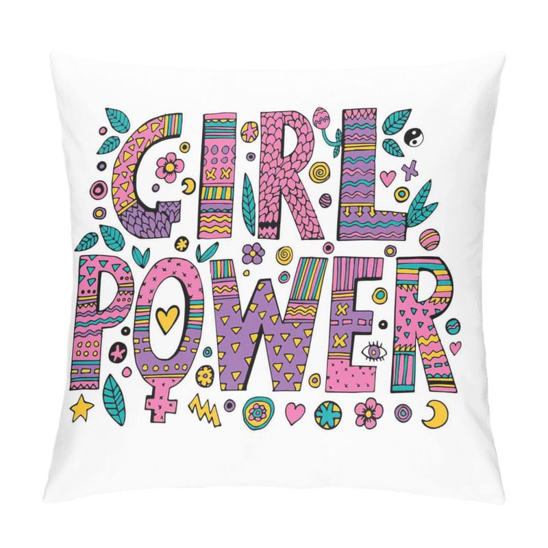 Customizable  Hippie Boho Girl Words pillow covers