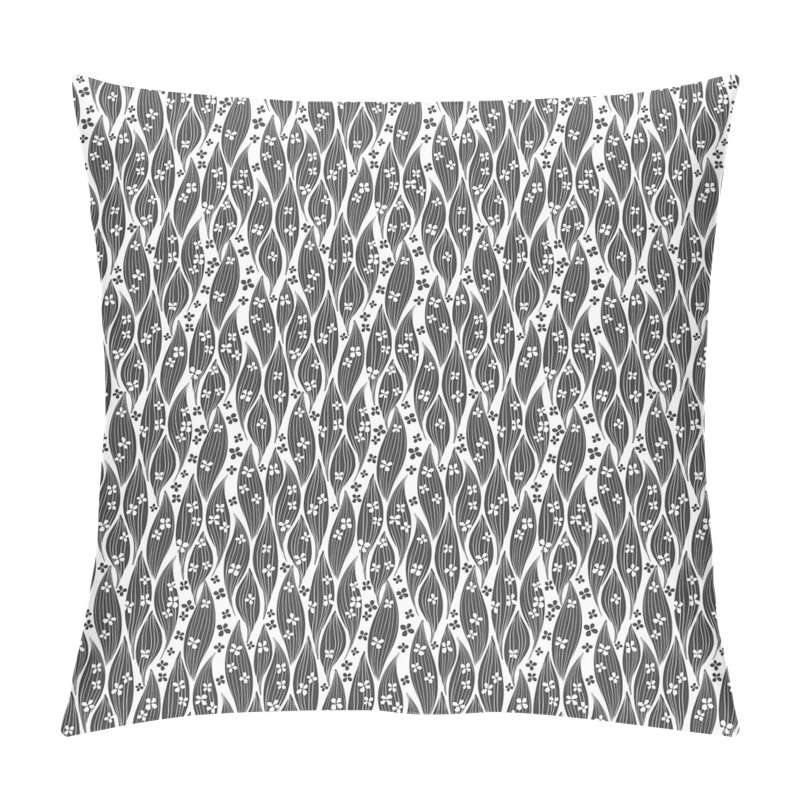 Custom  Greyscale Botanical pillow covers