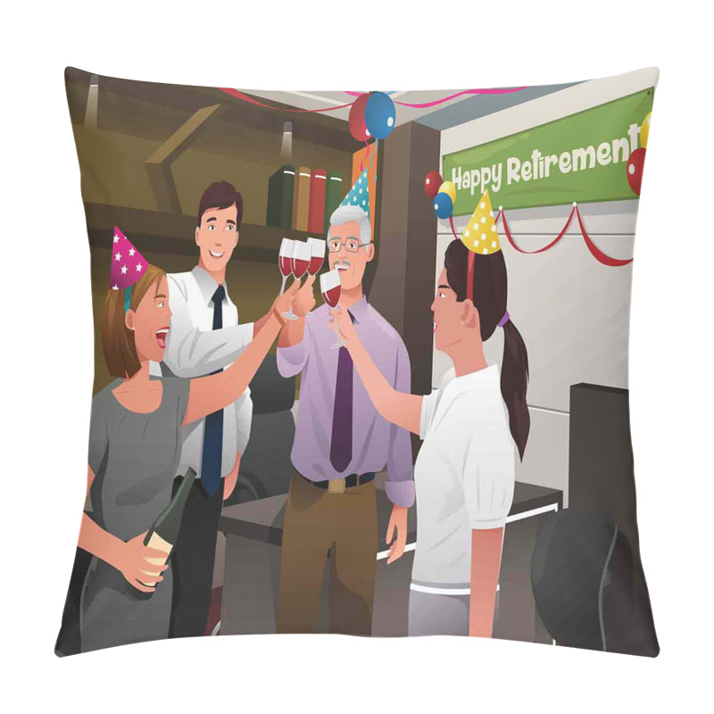 Customizable Employees in Office pillow covers