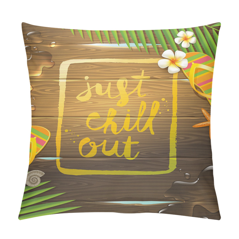 Personalise  Summer Theme Calligraphy pillow covers