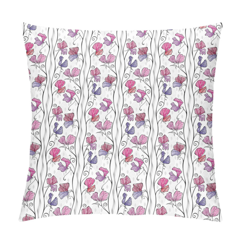 Customizable  Flowers on Thin Branches Art pillow covers