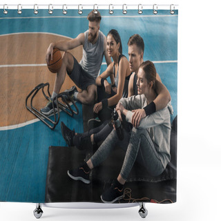 Personality  Sporty Young People    Shower Curtains