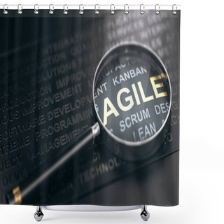Personality  Focus On Project Management Methodology. Agile Software Developm Shower Curtains