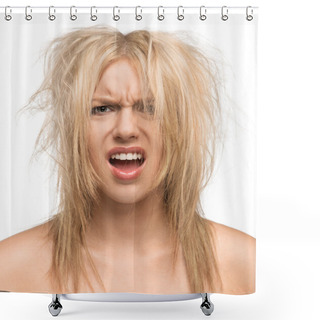 Personality  Bad Hair Day Shower Curtains