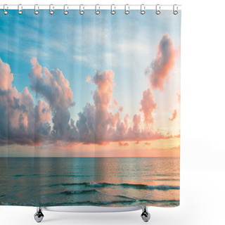 Personality  Sunset On The Atlantic Ocean Shower Curtains