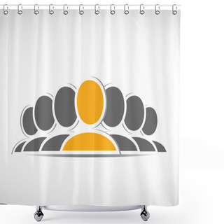 Personality  Social Media Group Icon Shower Curtains
