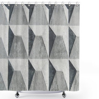 Personality  Reinforced Concrete Wall Shower Curtains