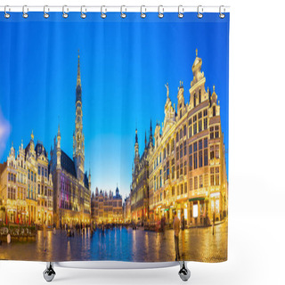 Personality  The Grand Place In Brussels Shower Curtains