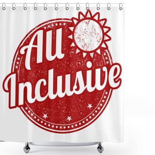 Personality  All Inclusive Stamp Shower Curtains