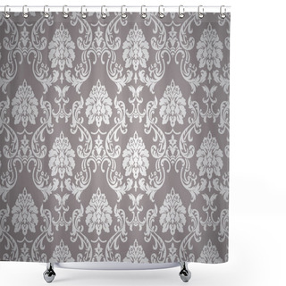 Personality  Luminous Baroque Wallpaper Shower Curtains