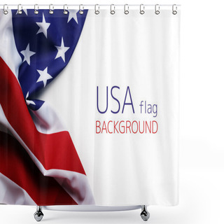 Personality  USA Flag Shower Curtains