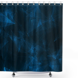 Personality  Abstract CGI Motion Graphics Background 3d Illustration Shower Curtains