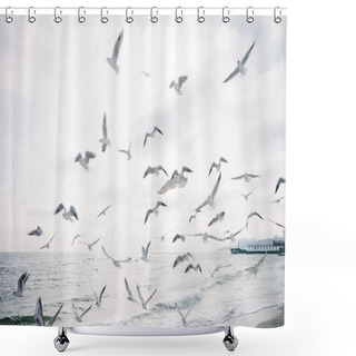 Personality  Birds Shower Curtains