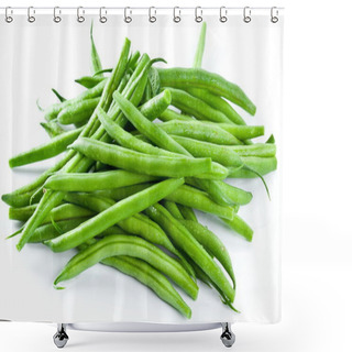 Personality  Green Beans Shower Curtains