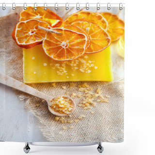 Personality  Natural Handmade Soap Shower Curtains