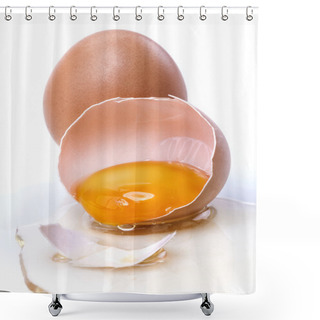 Personality  Eggs Shower Curtains