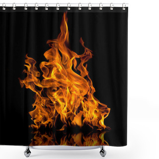 Personality  Fire Flames Shower Curtains