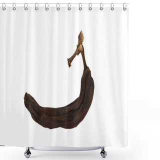 Personality  Black Overripe Banana Shower Curtains