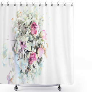 Personality  Faded Romance Shower Curtains