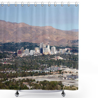 Personality  Reno Nevada Skyline Shower Curtains