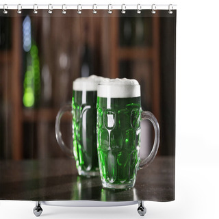 Personality  St. Patrick Day Concept With Beer  Shower Curtains