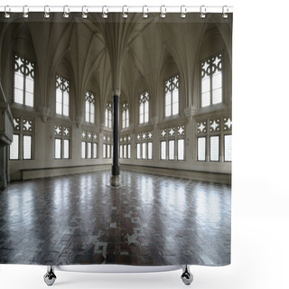 Personality  Chamber In Greatest Gothic Castle In Europe - Malbork. Shower Curtains