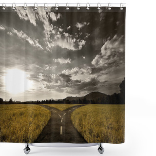 Personality  Crossroad Shower Curtains