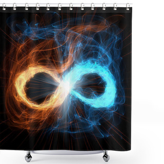 Personality  Sign Infinity Shower Curtains