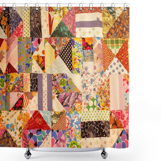 Personality  Patchwork Shower Curtains