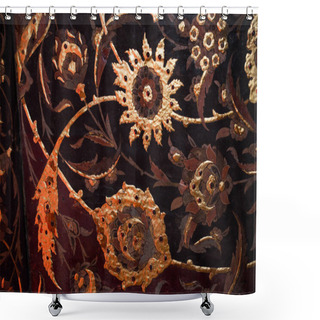 Personality  Floral Art Pattern Example Of The Ottoman Time Shower Curtains