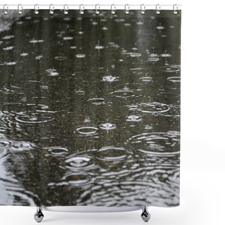 Personality  Rainy Day Shower Curtains