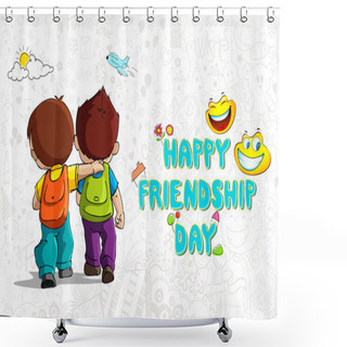 Personality  Friendship Shower Curtains