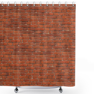 Personality  Background Of Brick Wall Texture. Shower Curtains