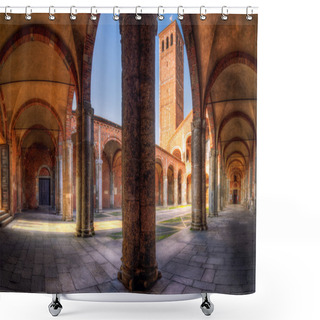 Personality  S.Ambrogio Church 2,Milan Shower Curtains