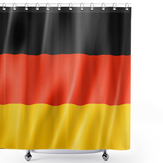 Personality  German Flag Shower Curtains