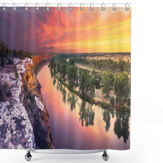 Personality  Murray River In South Australia Shower Curtains