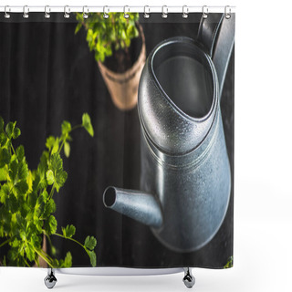 Personality  Fresh Green Plants  Shower Curtains