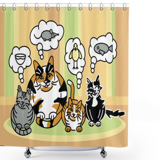Personality  What Cats Think About Shower Curtains