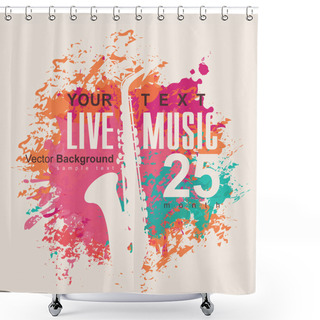Personality  Live Music Shower Curtains