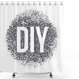 Personality  DIY Sign Shower Curtains