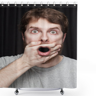 Personality  Man In Shock After Finding Secret News Shower Curtains