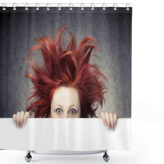 Personality  Bad Hair Day Shower Curtains