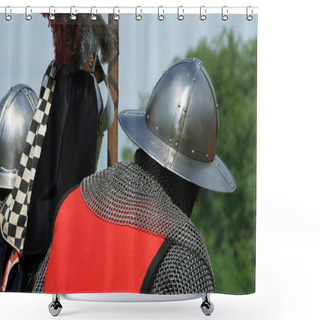 Personality  Historical Army Shower Curtains